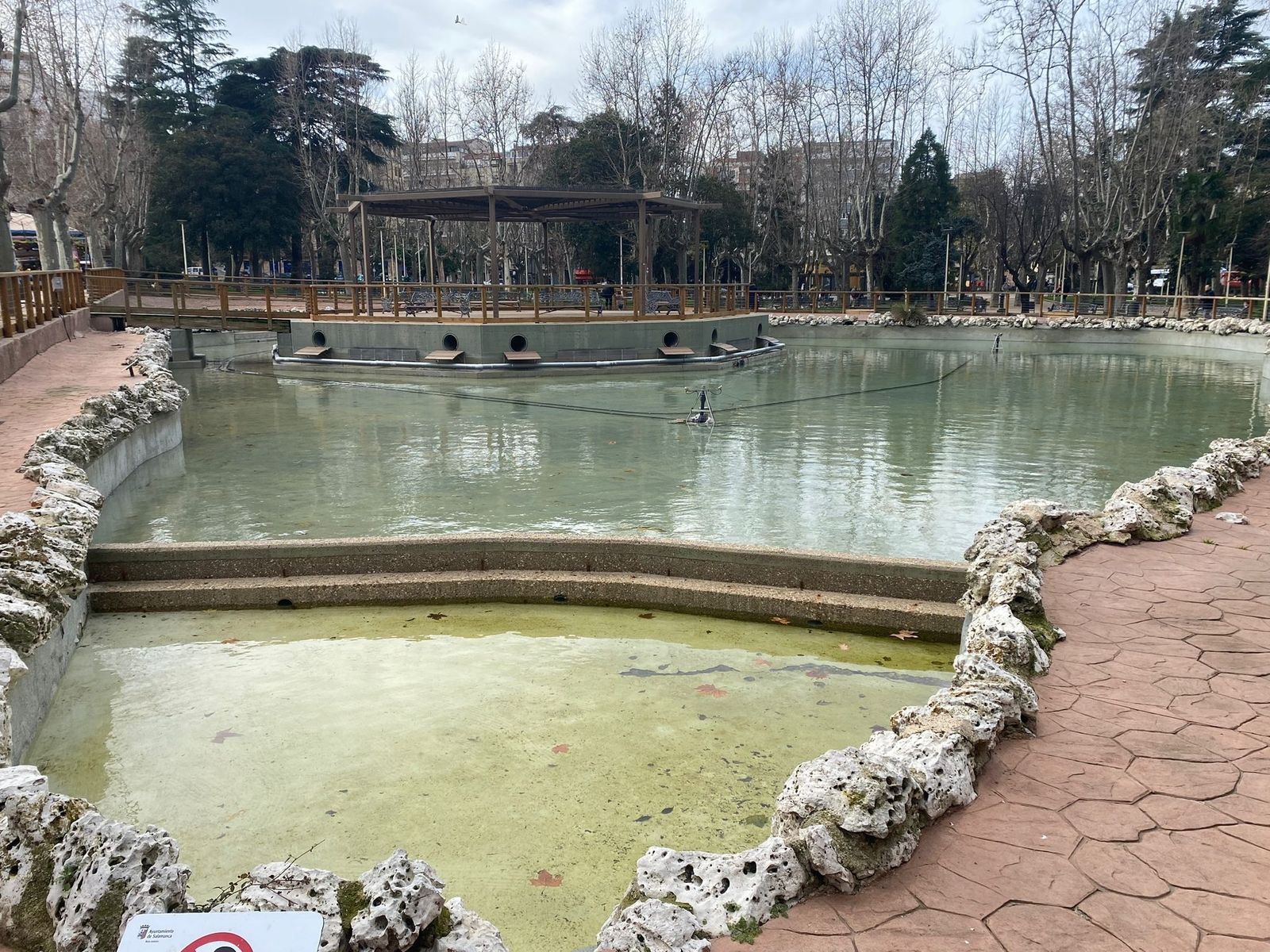 Estanque de La Alamedilla. Foto de archivo