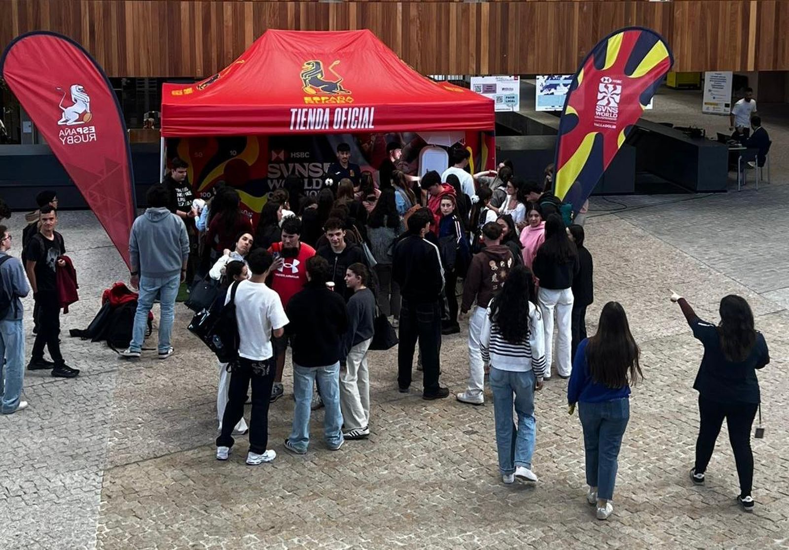 Imagen de una de las paradas de la gira HSBC SVNS World Championship