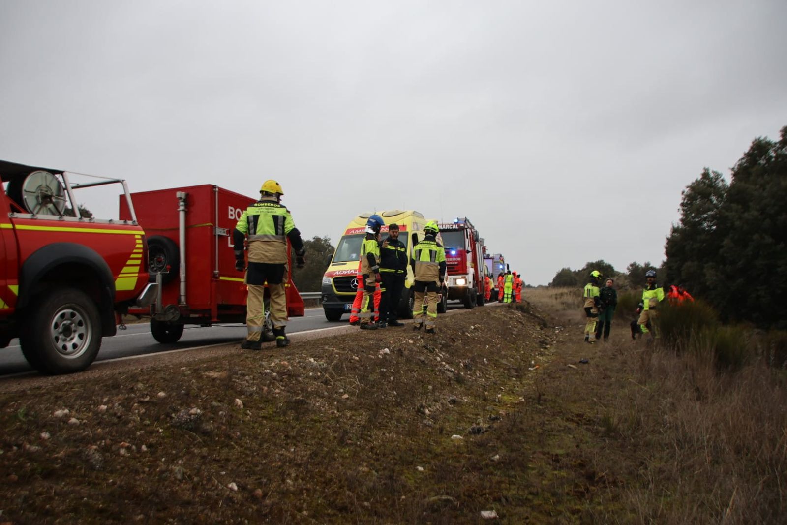 Accidente persecucción Villaseco de los Gamitos