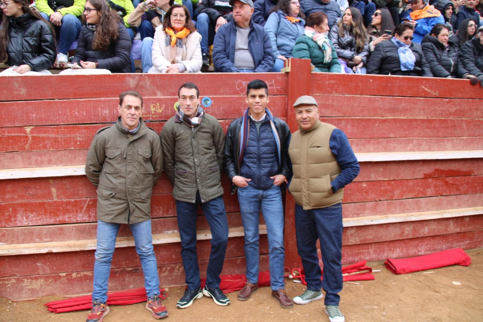 Ambiente en el encierro a caballo de Ciudad Rodrigo