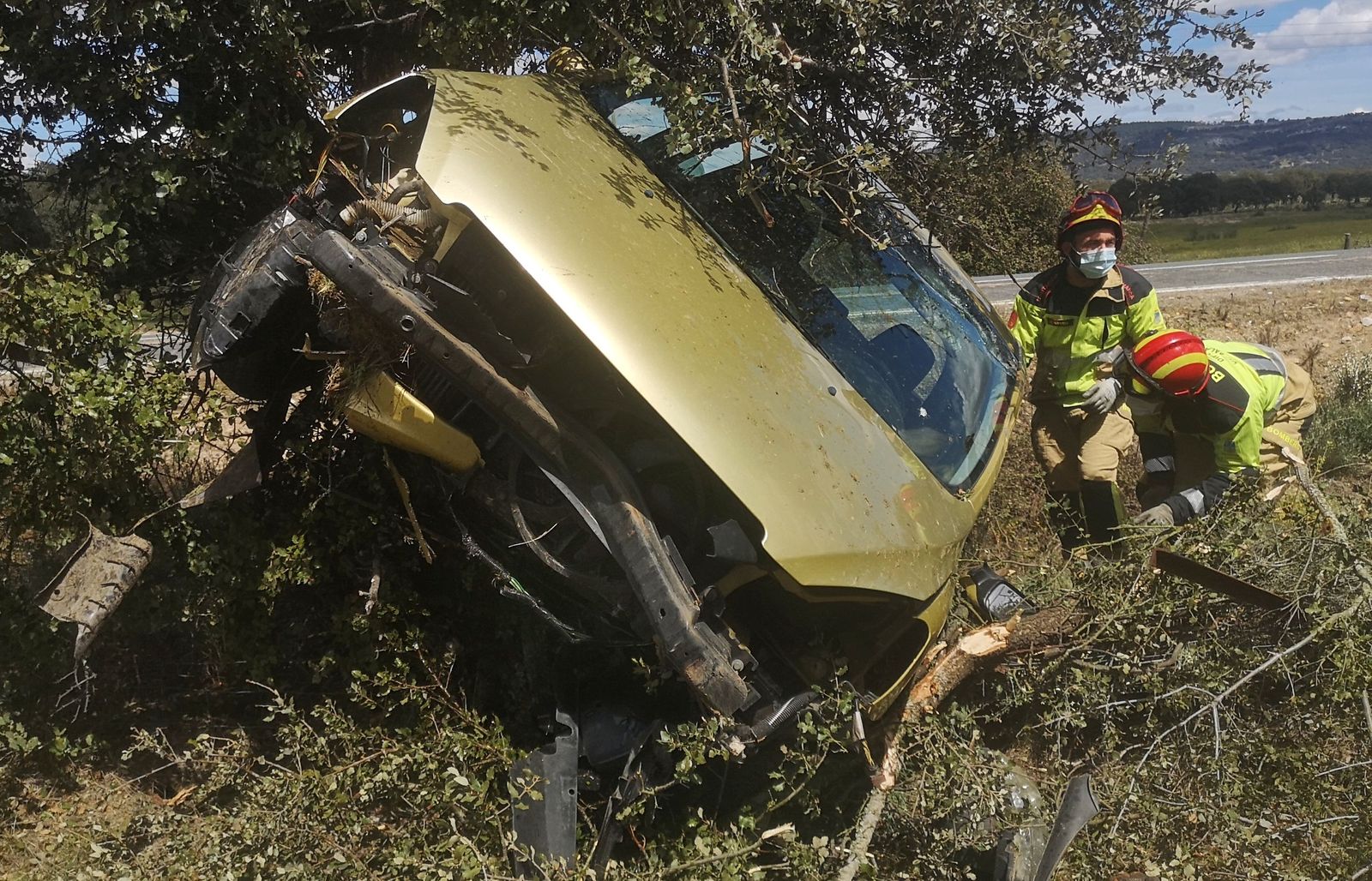 Accidente en Saelices el Chico | Agencia ICAL