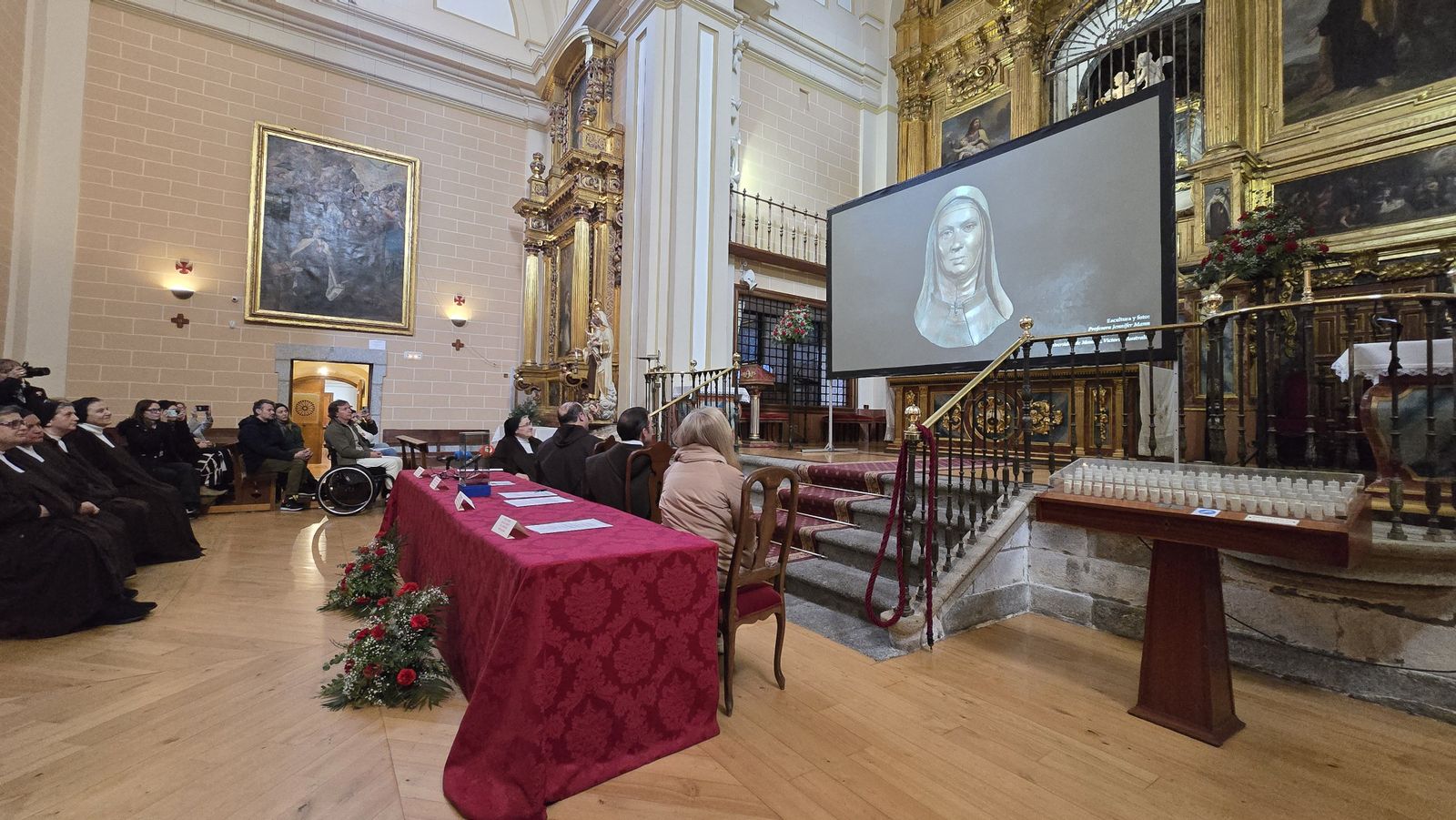 Presentación del verdadero rostro de Santa Teresa tras el estudio realizado por investigadores australianos