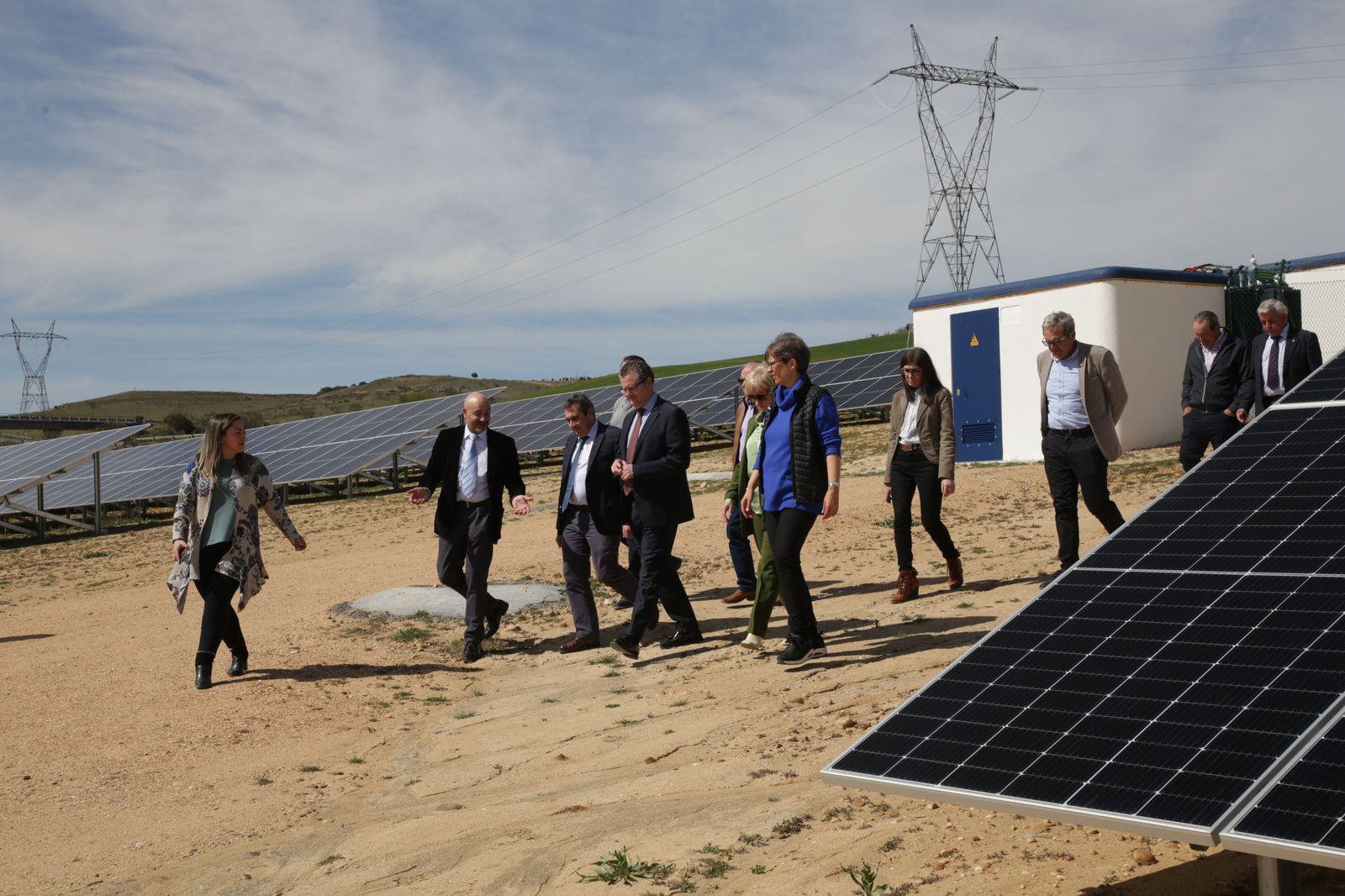 El consejero de Agricultura visita las obras en la Comunidad de Regantes del Canal Toro-Zamora-ICAL