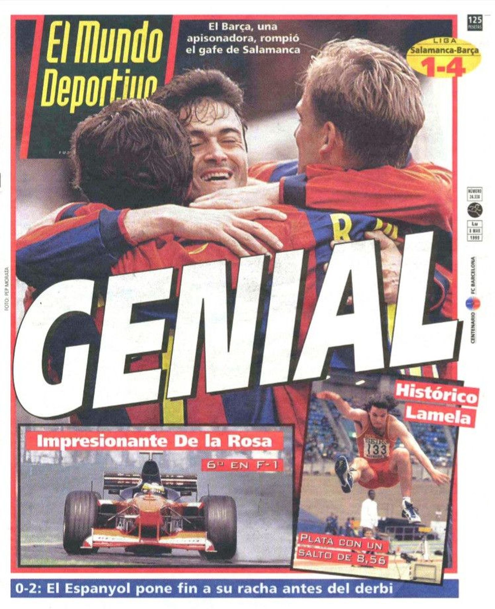 Salamanca 1 Barcelona 4