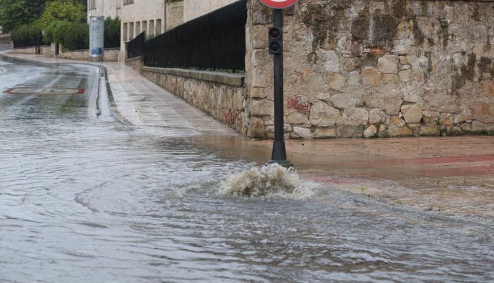 Imagen de archivo de una inundación en La Vaguada Imagen de archivo de una inundación en La Vaguada