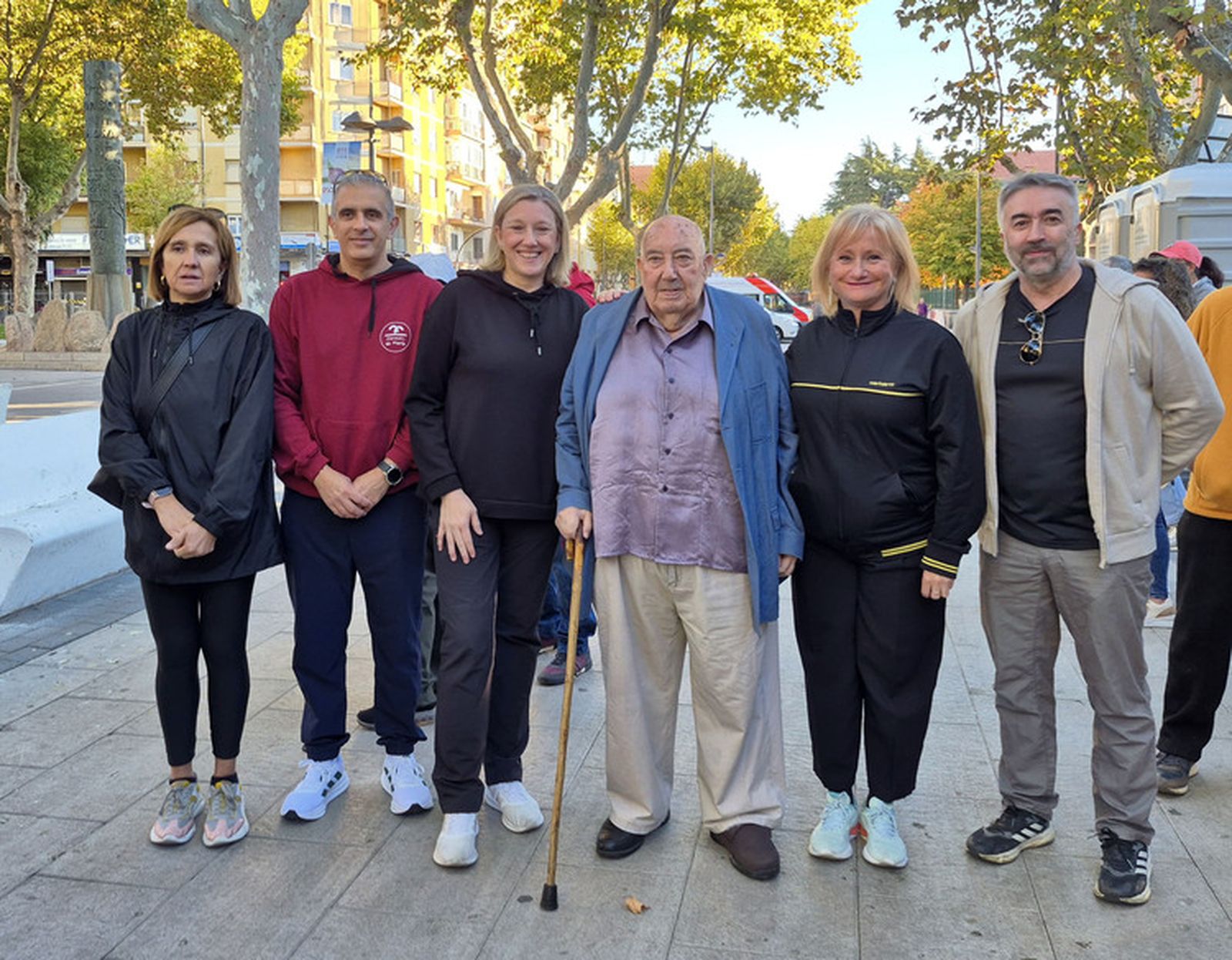 La vicepresidenta de la Junta de Castilla y León en la Marcha Asprosub de Zamora. ICAL