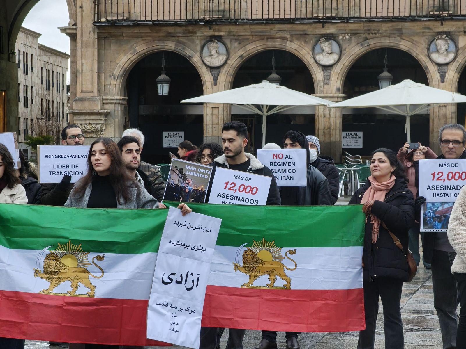 El pueblo iraní alza la voz en Salamanca por la libertad y la democracia