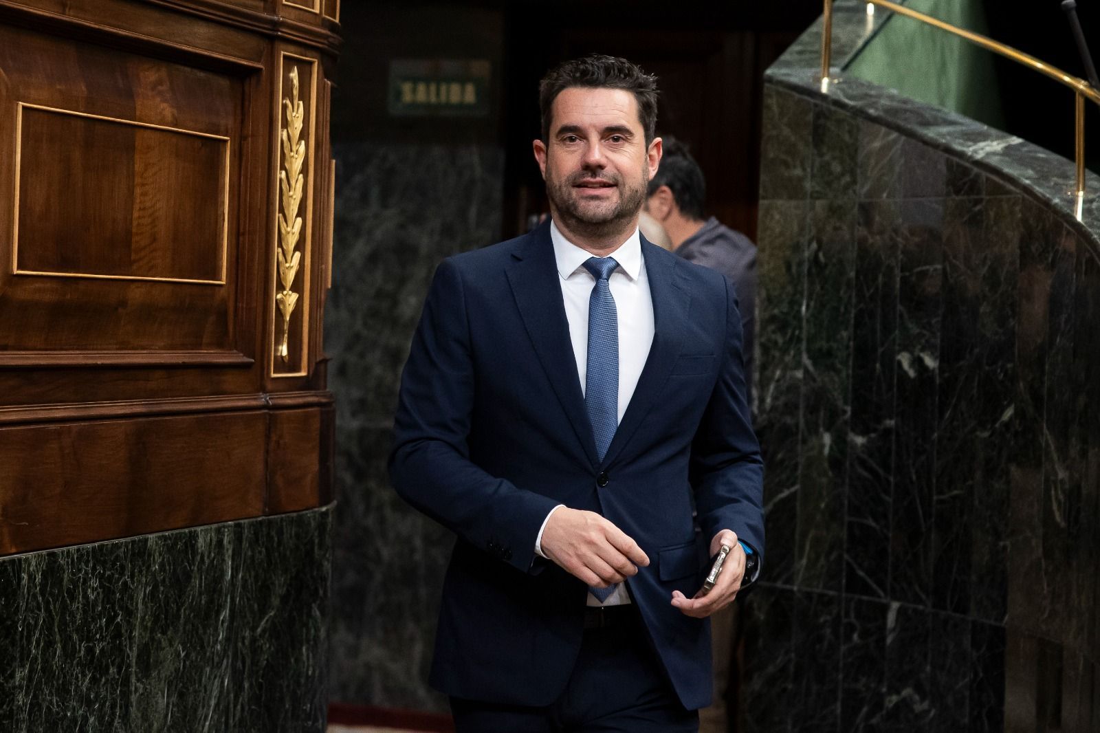 Antidio Fagúndez en el Congreso de los Diputados.