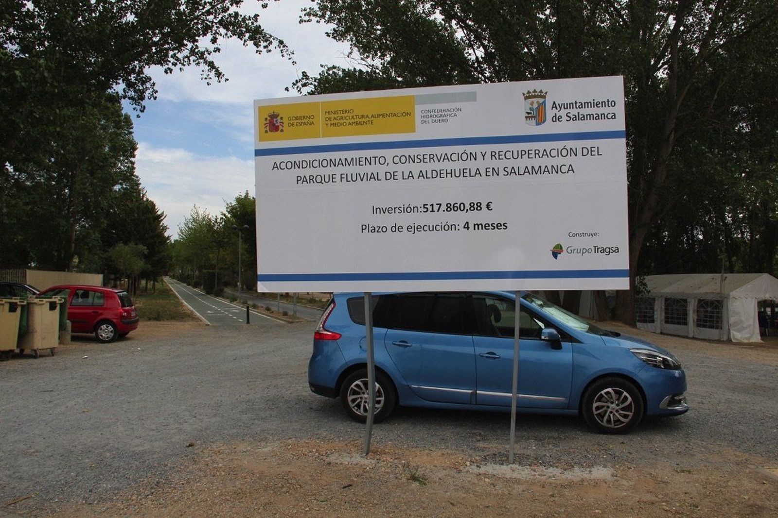 Comienzan las obras de los accesos y el nuevo aparcamiento gratuito en La Aldehuela  