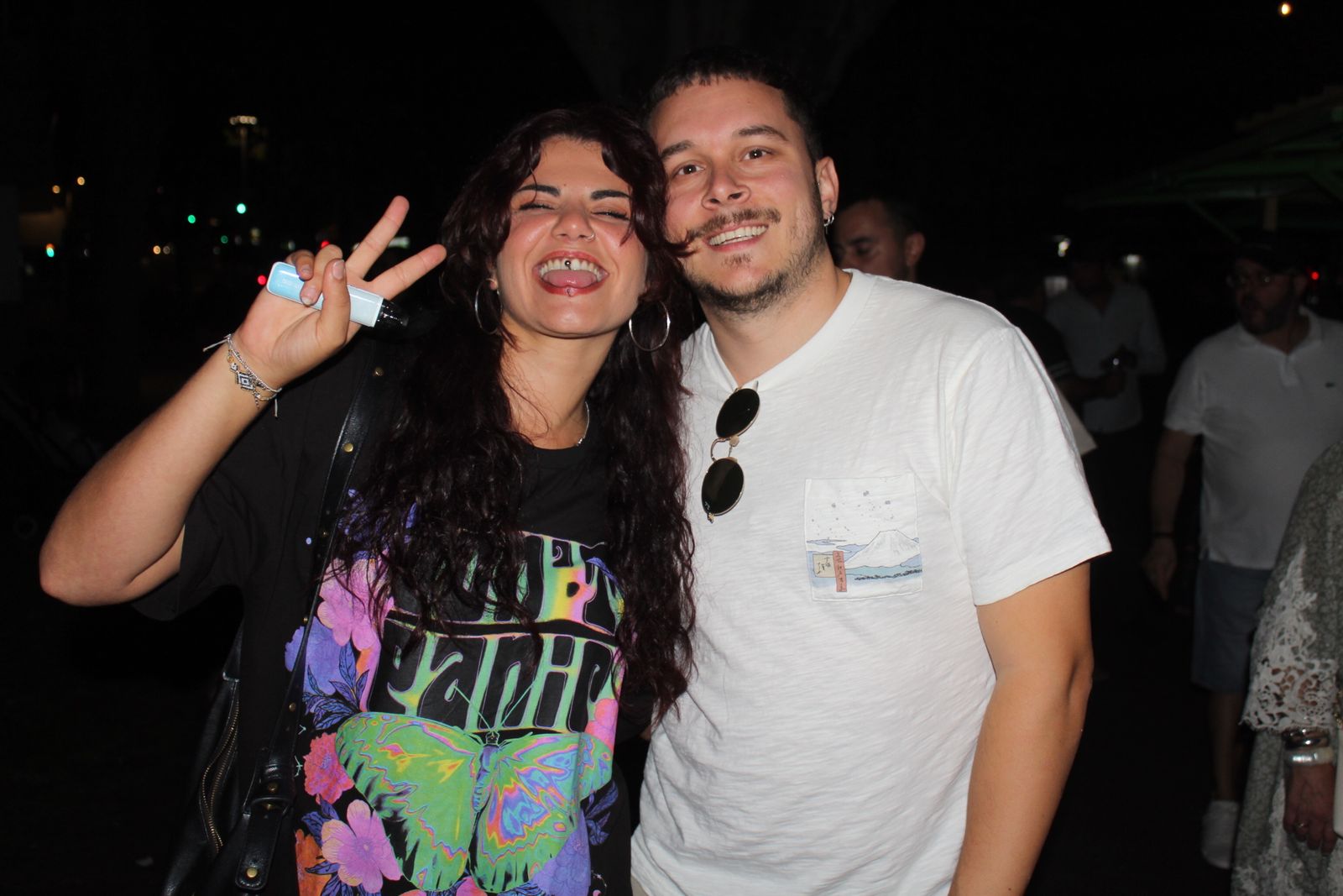Ambiente en la Feria de Día en la tarde de este lunes