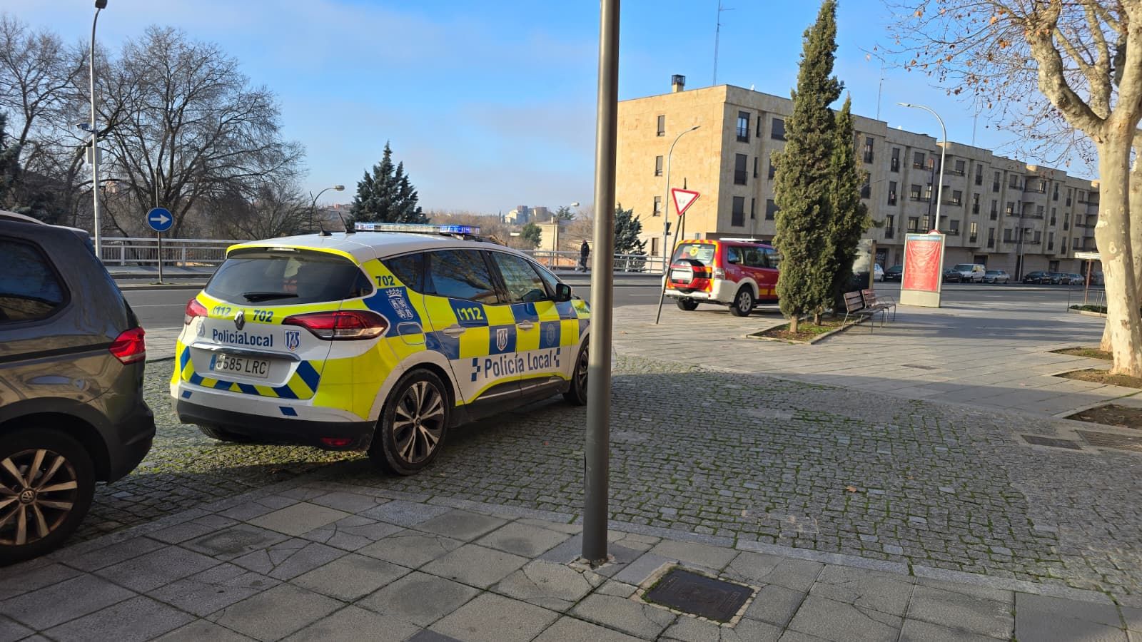 Así ha sido el desprendimiento de la muralla antigua de Salamanca