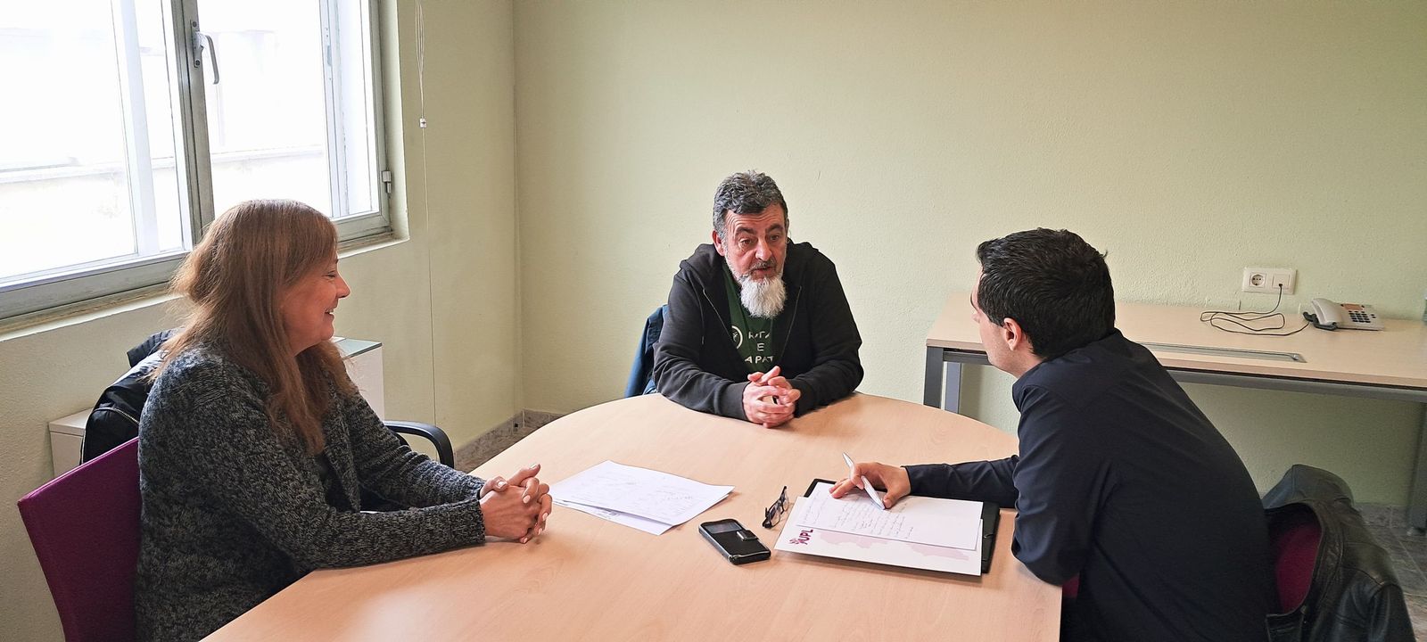 Reunión de UPL con la Plataforma Salmantina en Defensa del Ferrocarril