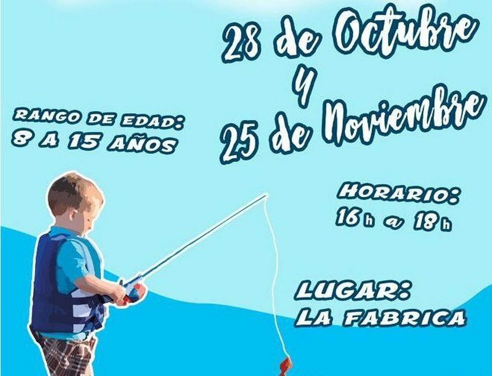 Jornadas formativas de pesca infantil en La Fábrica de Ciudad Rodrigo