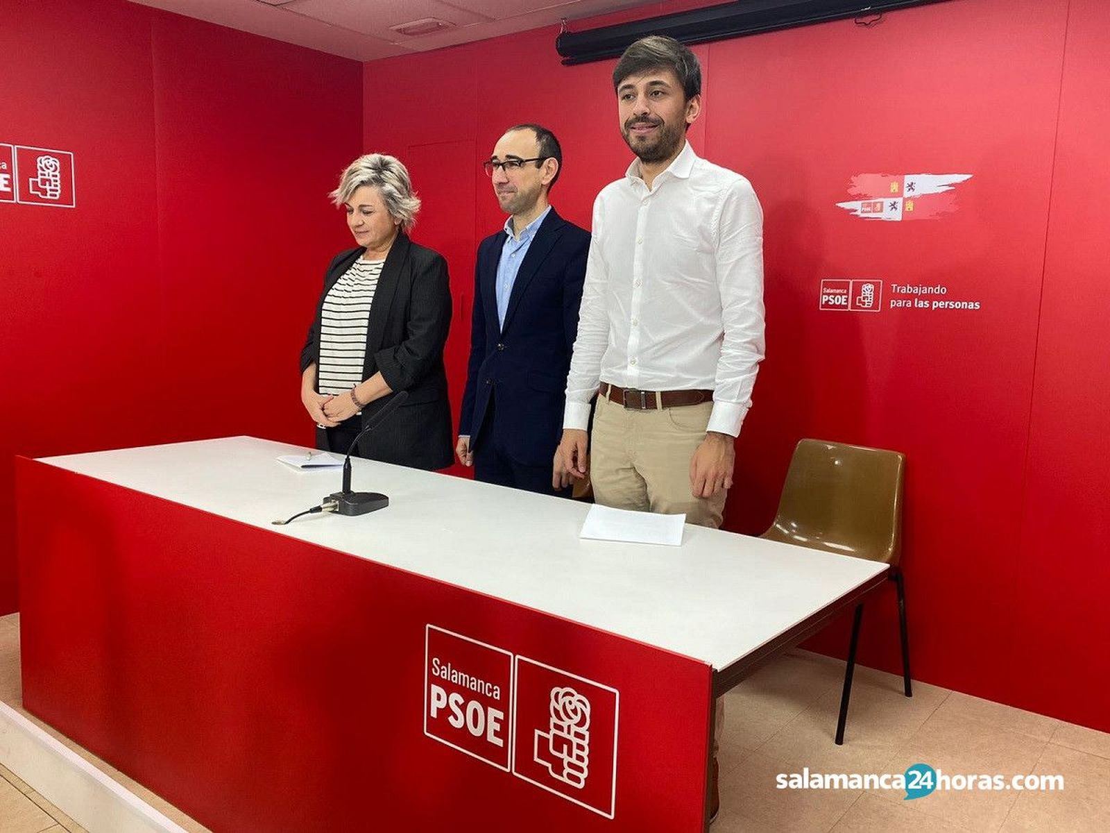 Elena Diego, David Sierra y Fran Díaz