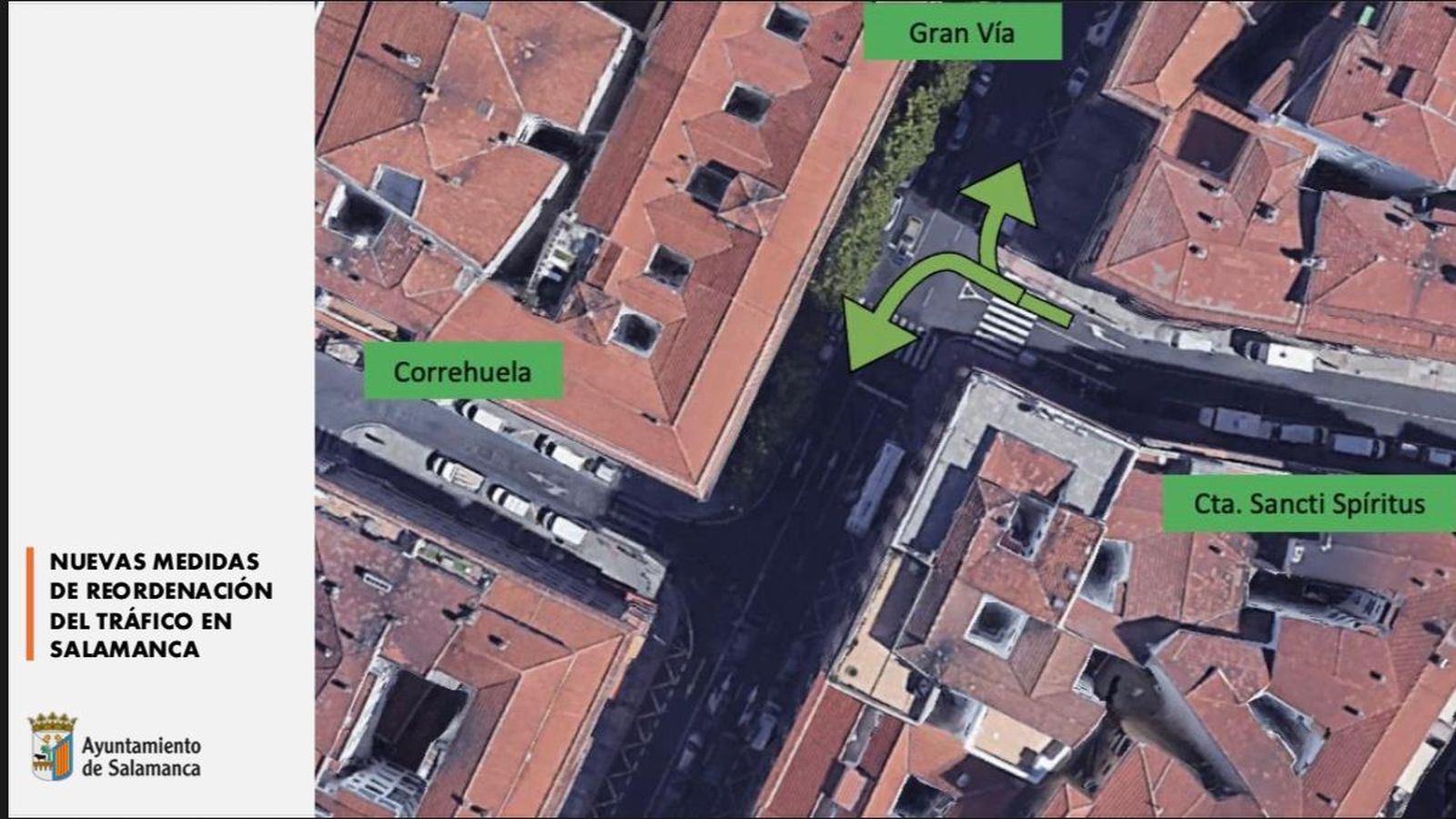 El Ayuntamiento llevará a cabo una reordenación del tráfico en varias calles de Salamanca
