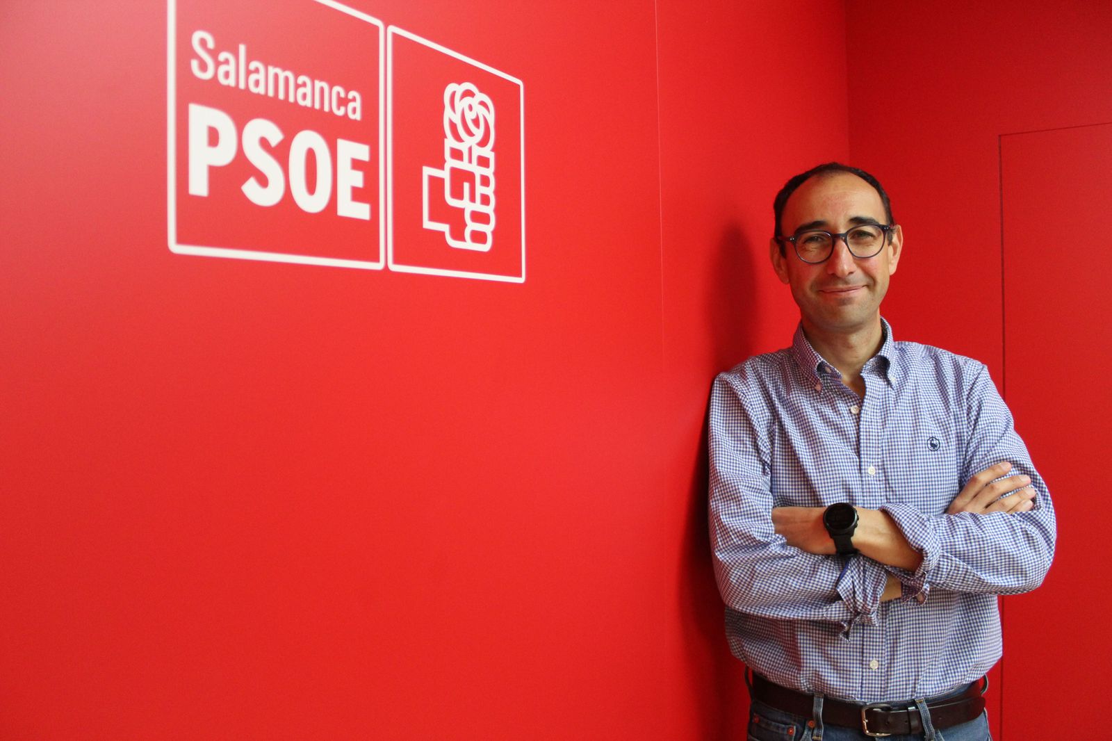 David Serrada posa para Salamanca24horas.com