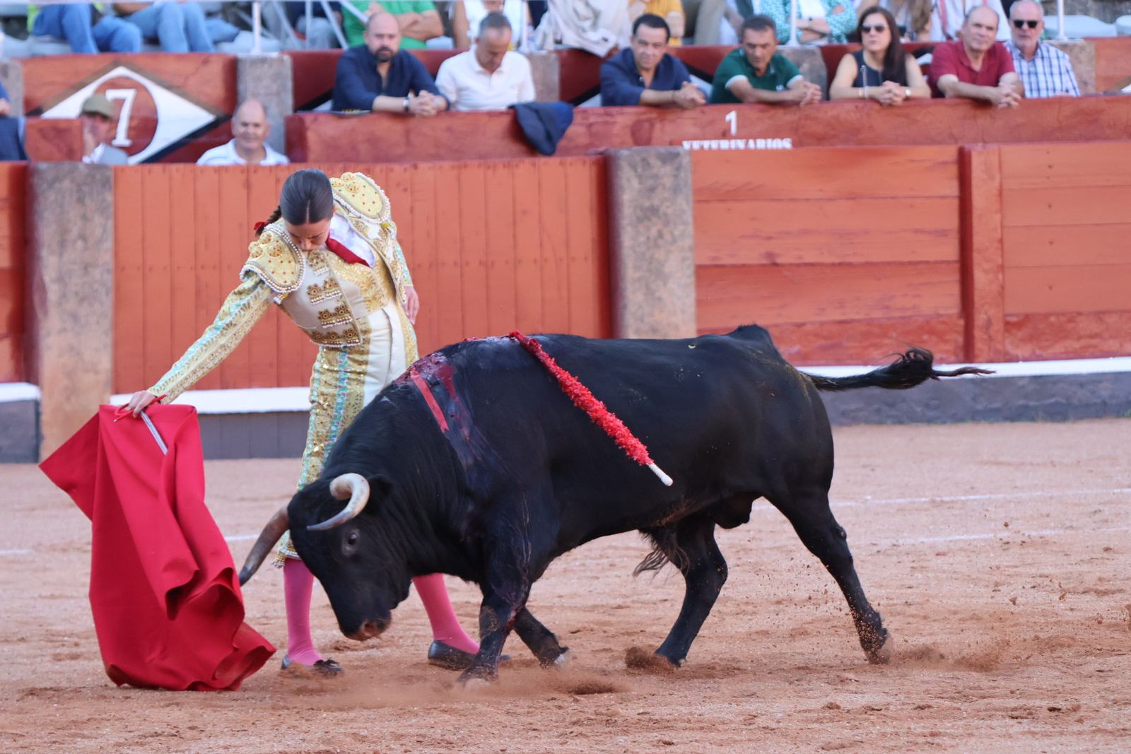 La Glorieta revive el aroma de la feria taurina con el primer festejo: Lea Vicens, Raquel Martín y Olga Casado