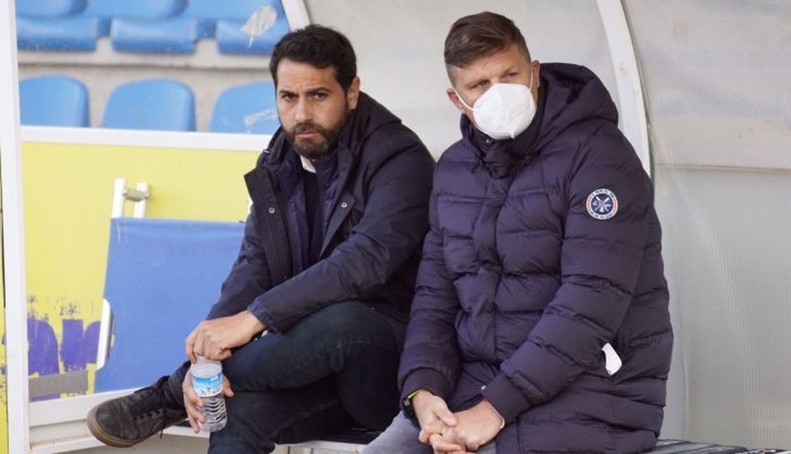 Ayllón y Toni García, en la previa ante el Zamora | FOTO SALAMANCA24HORAS.COM