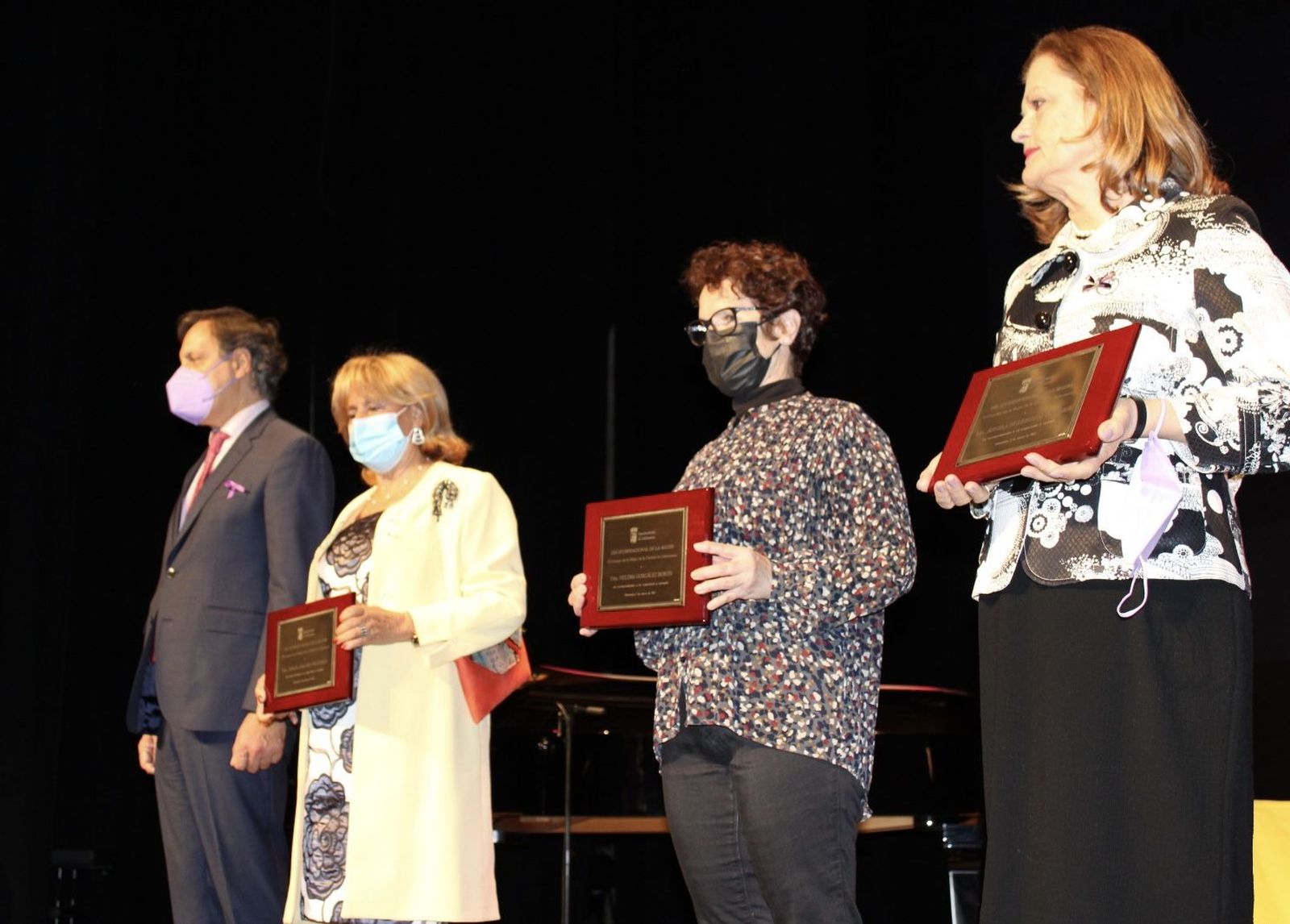 Acto de reconocimiento a tres mujeres salmantinas con motivo del Día Internacional de la Mujer