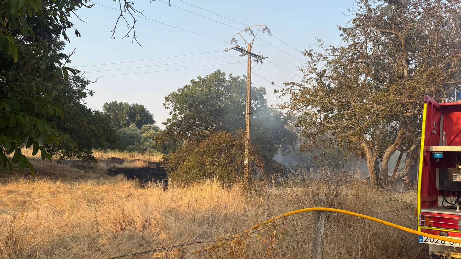 Incendio en Cabrerizos
