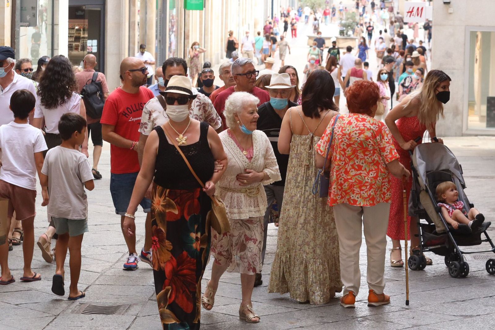 Turistas en Salamanca