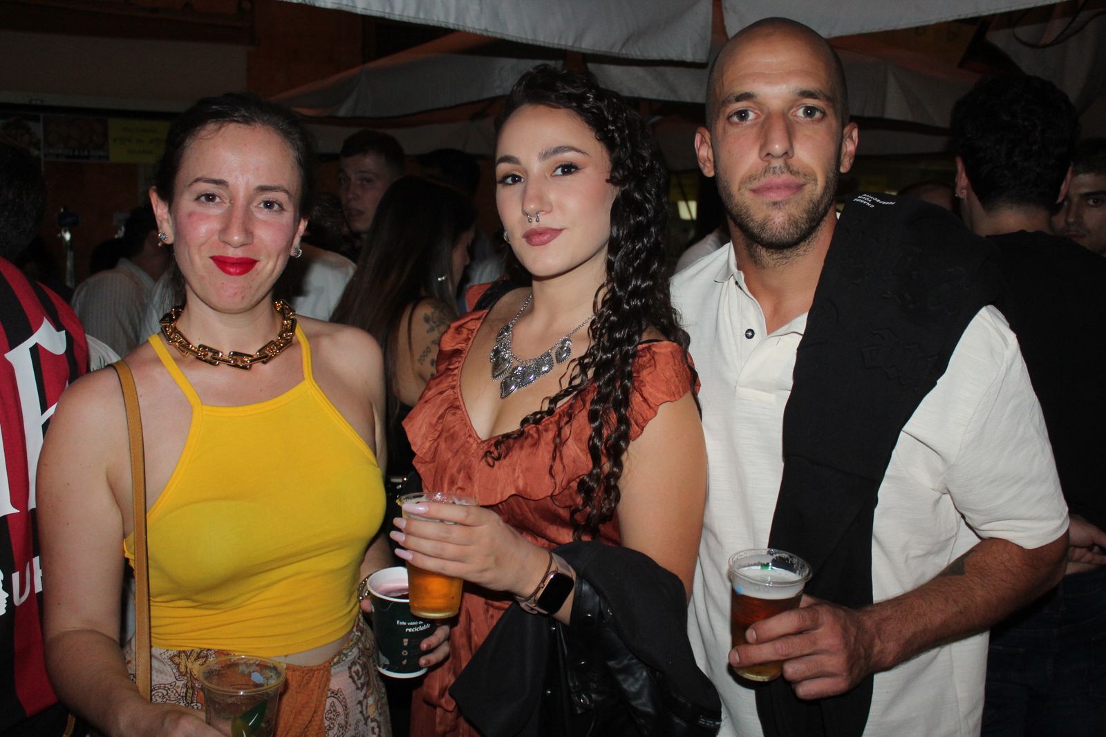 Ambiente en la Feria de Día en la tarde de este sábado