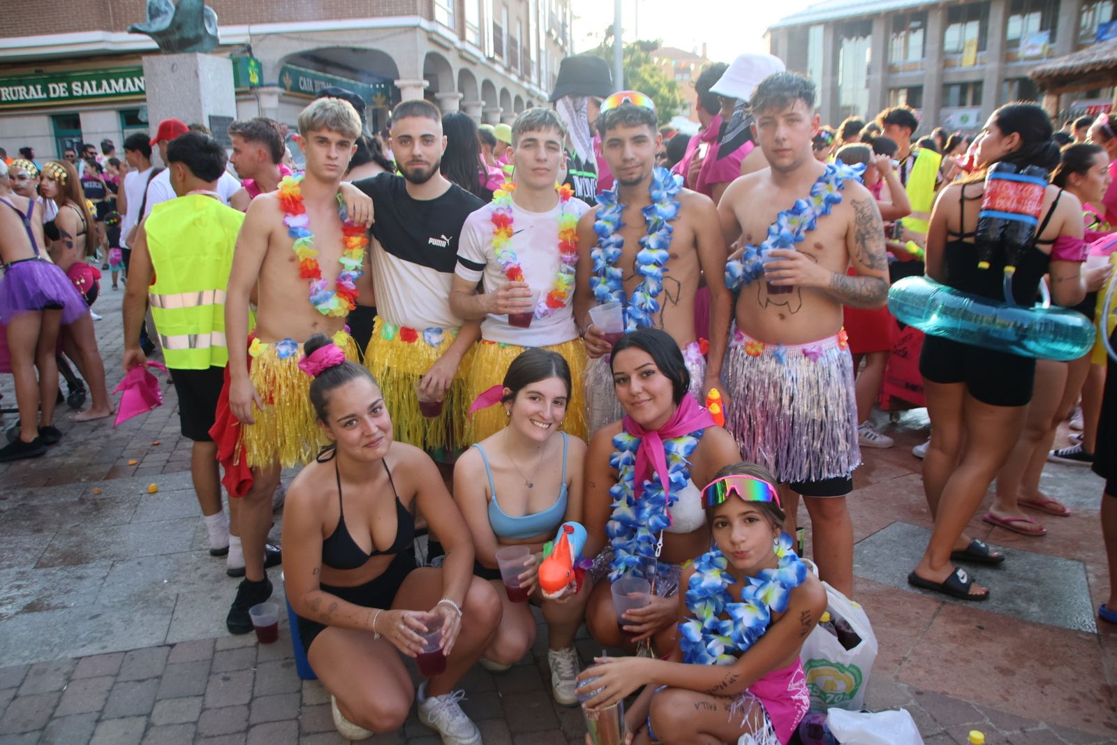 Chupinazo en Carbajosa con batucad