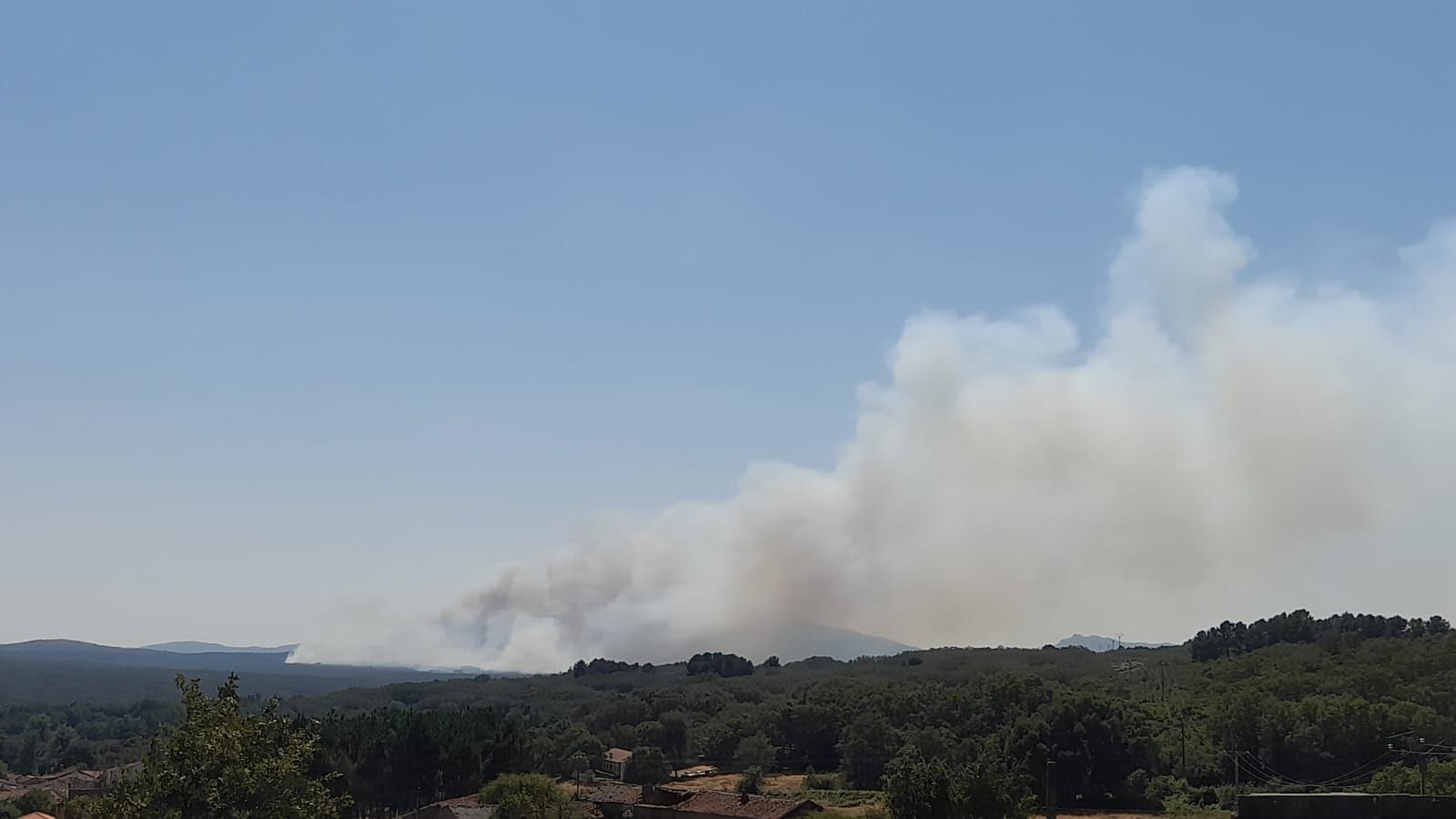 Incendio de El Payo, declarado nivel 2