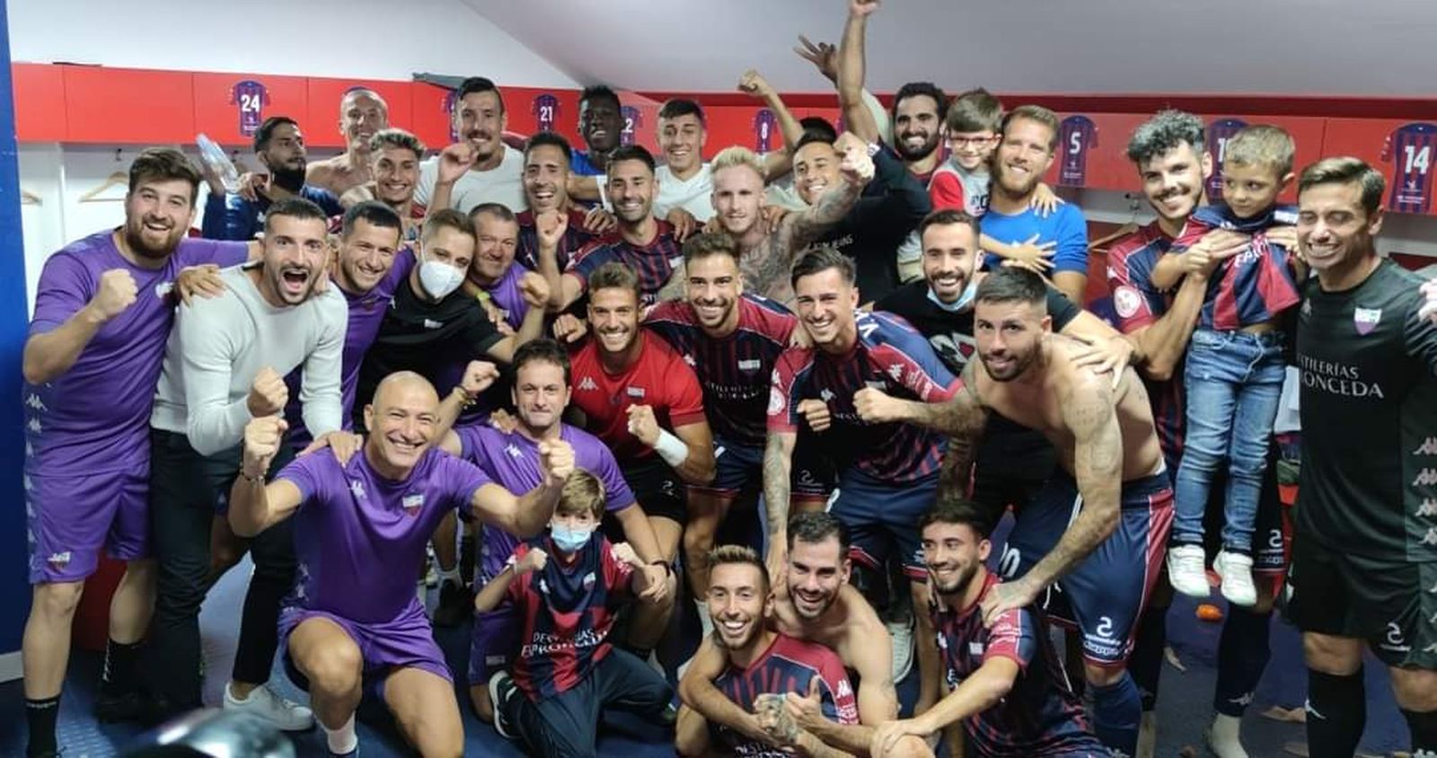 Plantilla del Extremadura UD. Foto Extremadura UD