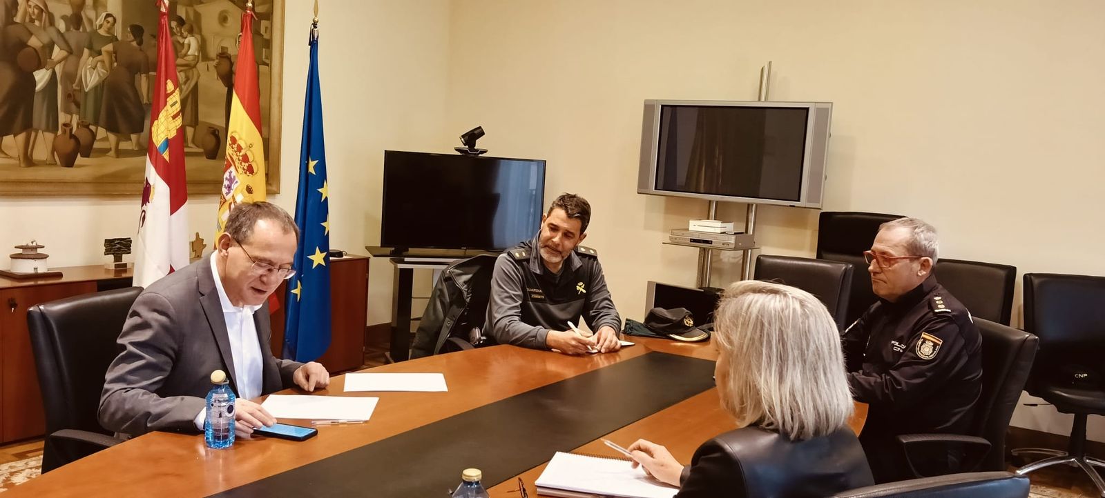 Reunión de coordinación semanal entre la Subdelegación del Gobierno y las Fuerzas y Cuerpos de Seguridad del Estado