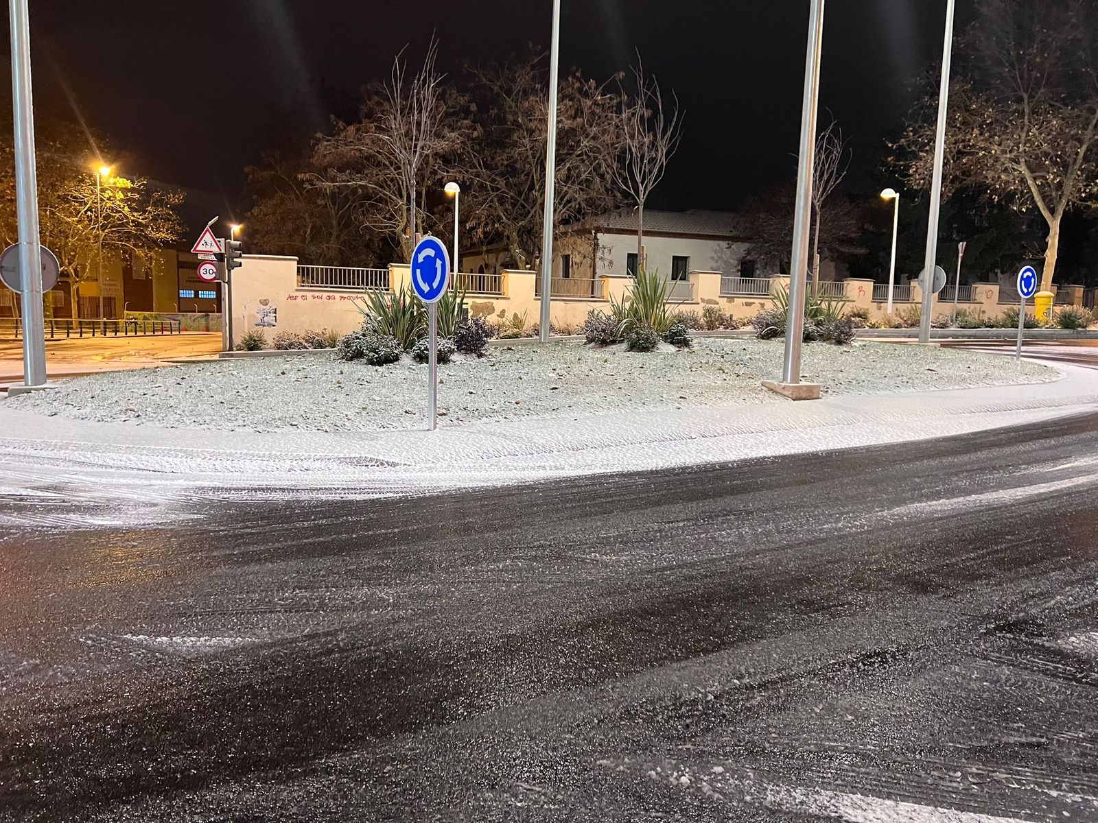 Nieve en Salamanca capital