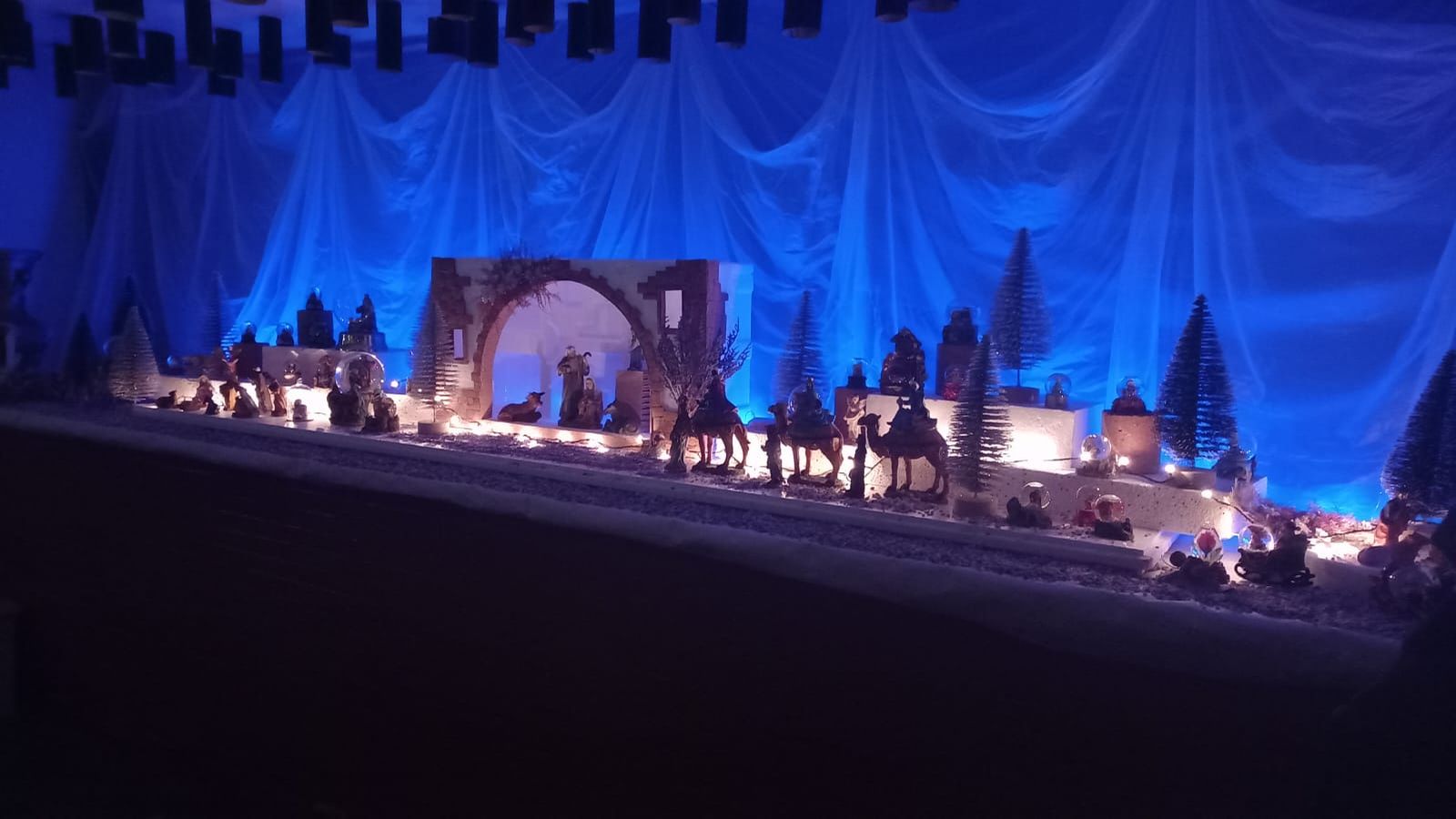 Decoración navideña en El Piñero