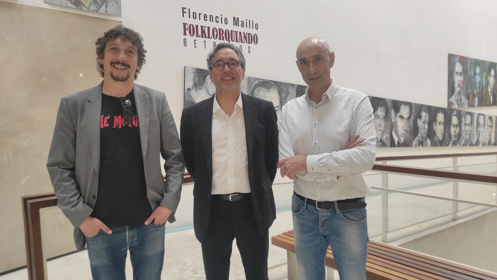 Pepe Calvo, Gabriel Calvo y Florencio Maíllo