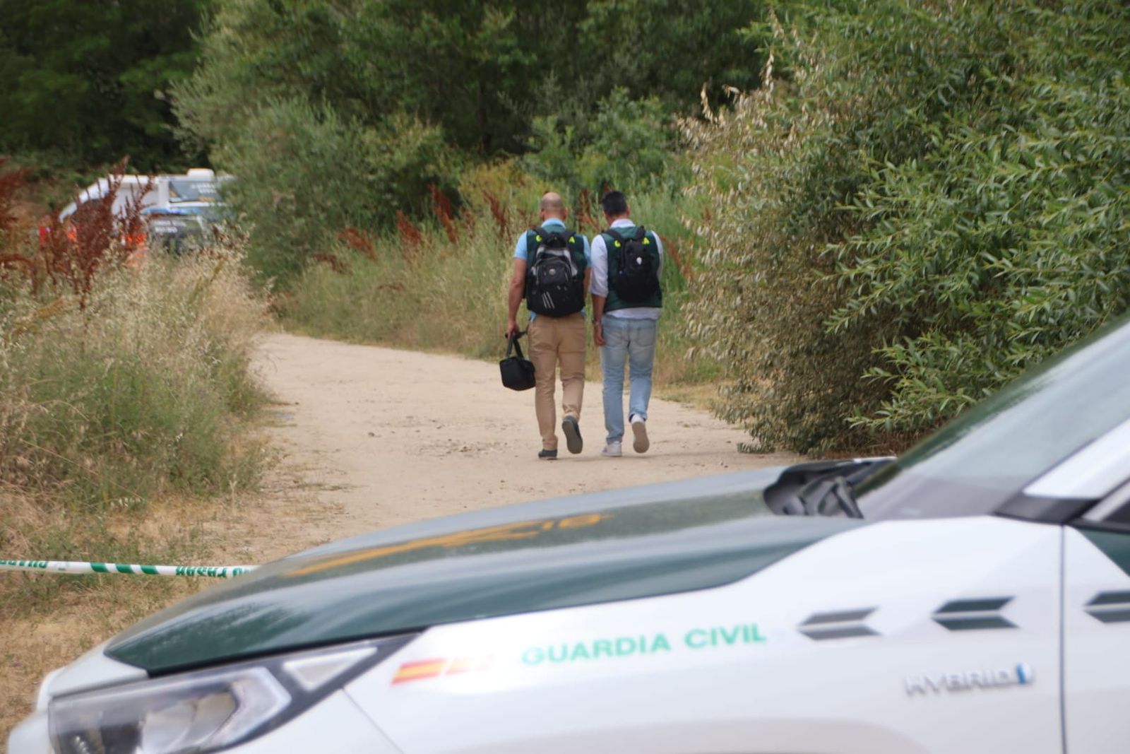 Operativo de búsqueda desplegado en Alba de Tormes para dar con el paradero del menor desaparecido en el río