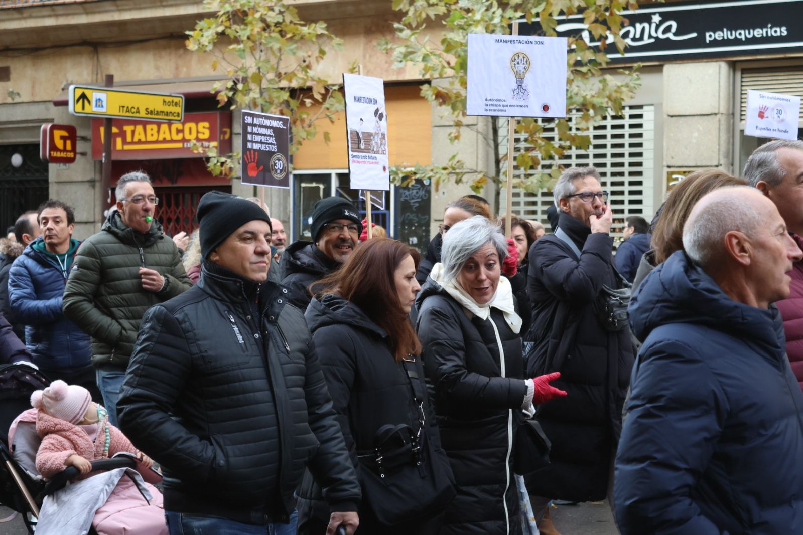 Manifestación de Autónomos por el 30N