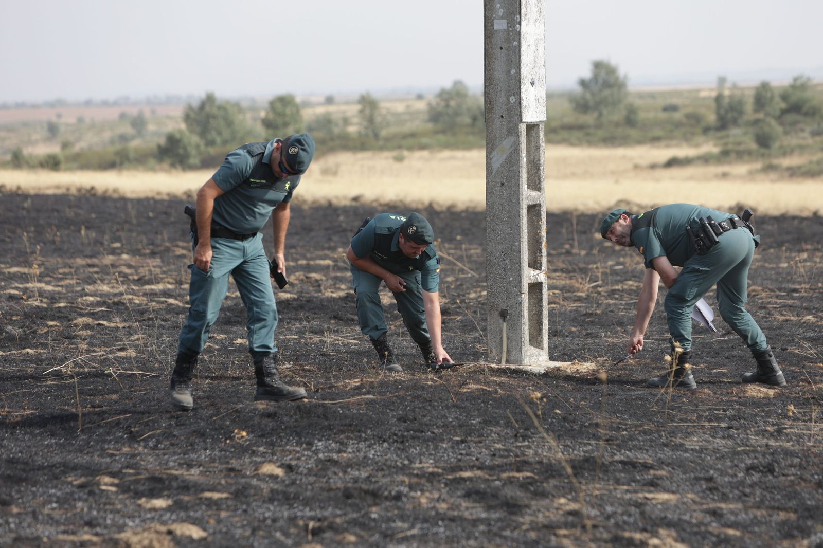 Incendio entre Mahide y Pobladura de Aliste