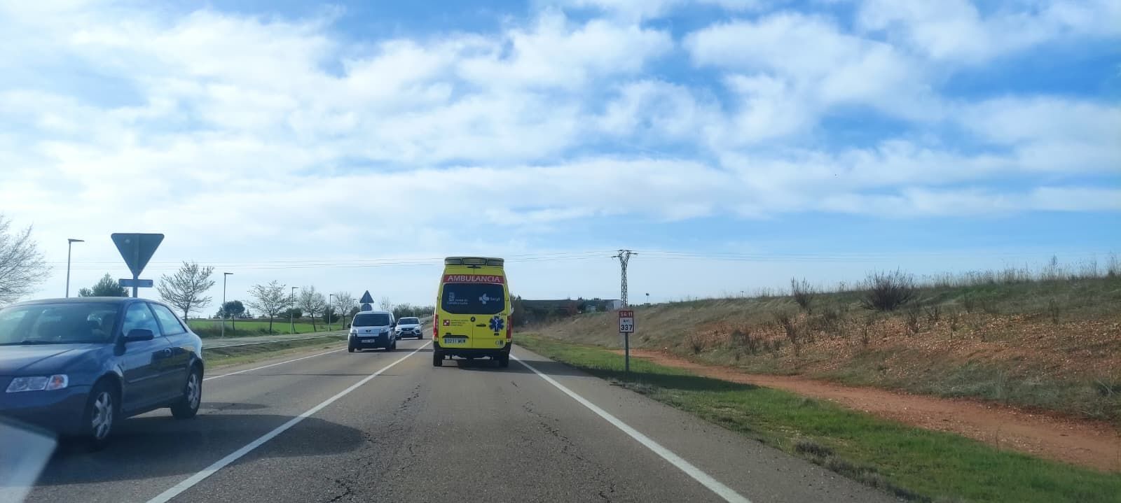 Ambulancia. Foto de archivo