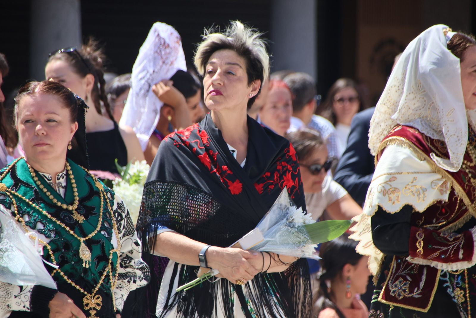 Procesión y ofrenda floral en honor de Nuestra Señora de la Asunción en Guijuelo