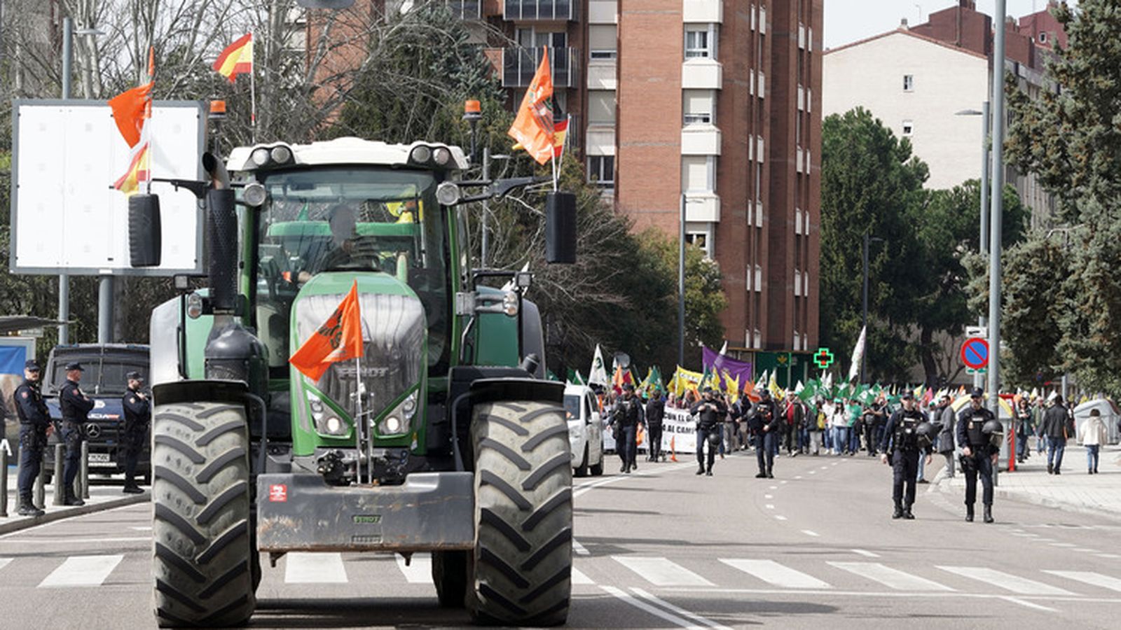 El sector del campo se manifiesta en Valladolid por el precio de los carburantes y fertilizantes