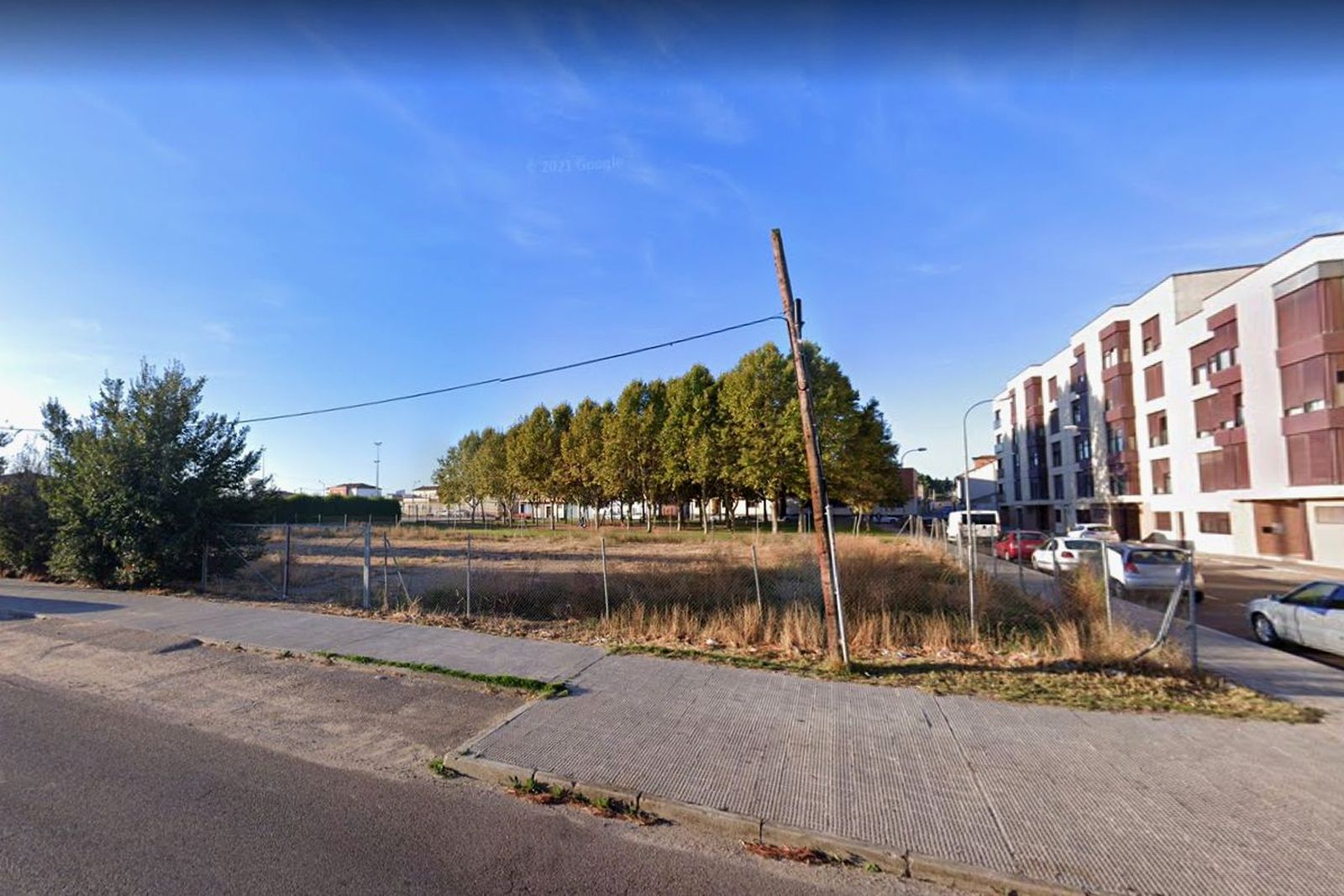 Imagen de la parcela cedida