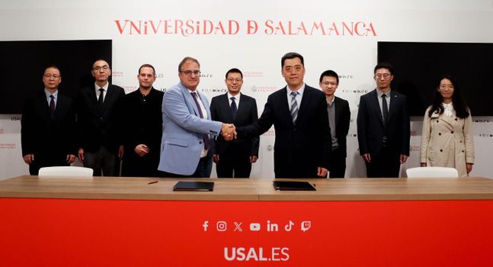La Universidad de Salamanca firma un convenio marco de colaboración con la Universidad Normal del Noroeste de China