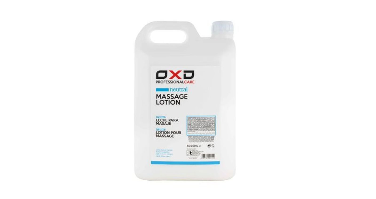 Leche para masajes OXD retirado del mercado