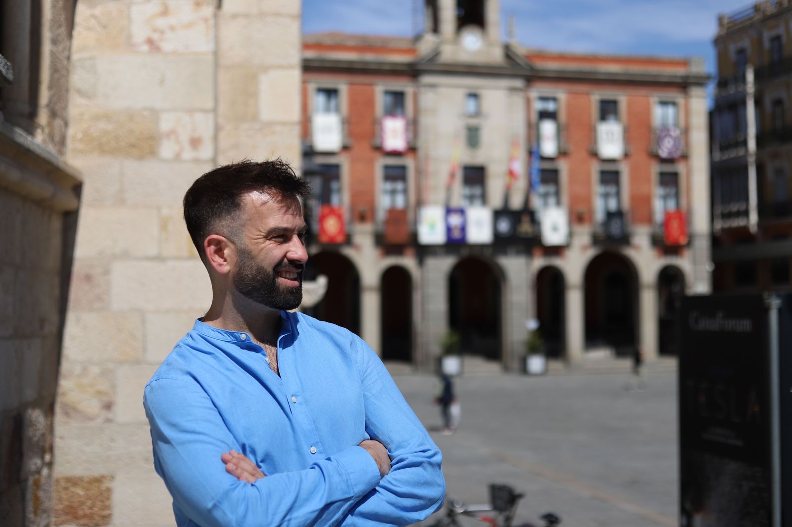 David Gago, teniente alcalde y concejal de Promoción Económica, y Protección Ciudadana del Ayuntamiento de Zamora