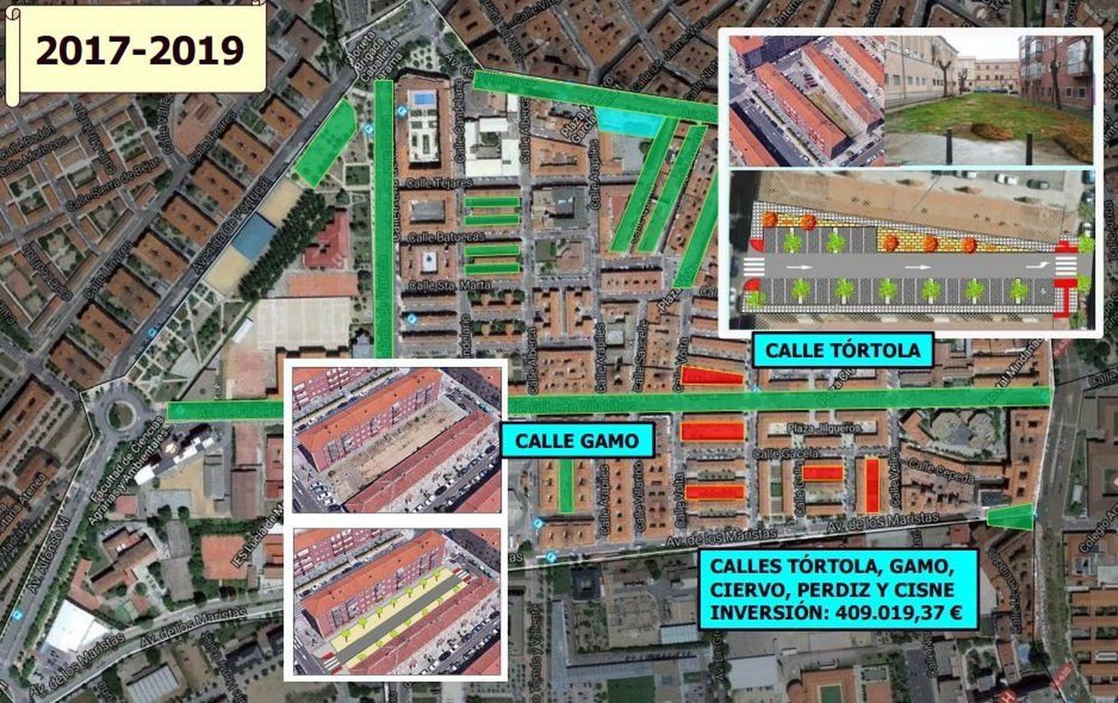 Las obras de renovación de las plazas de San José y San Bernardo comenzará en octubre