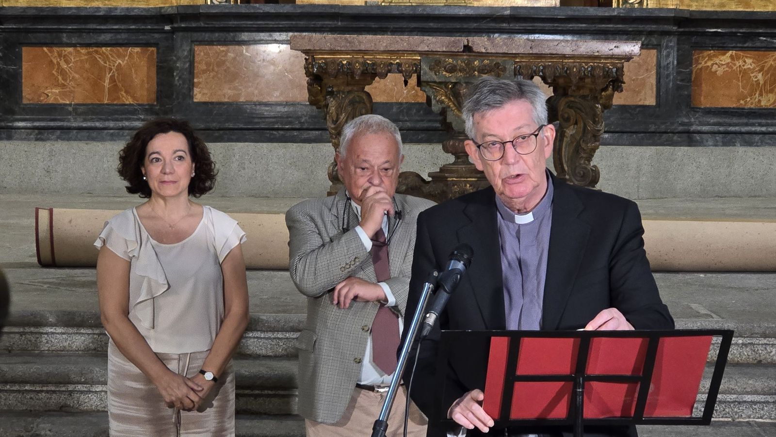 Actuación de conservación y limpieza de los retablos de la Iglesia de La Clerecía