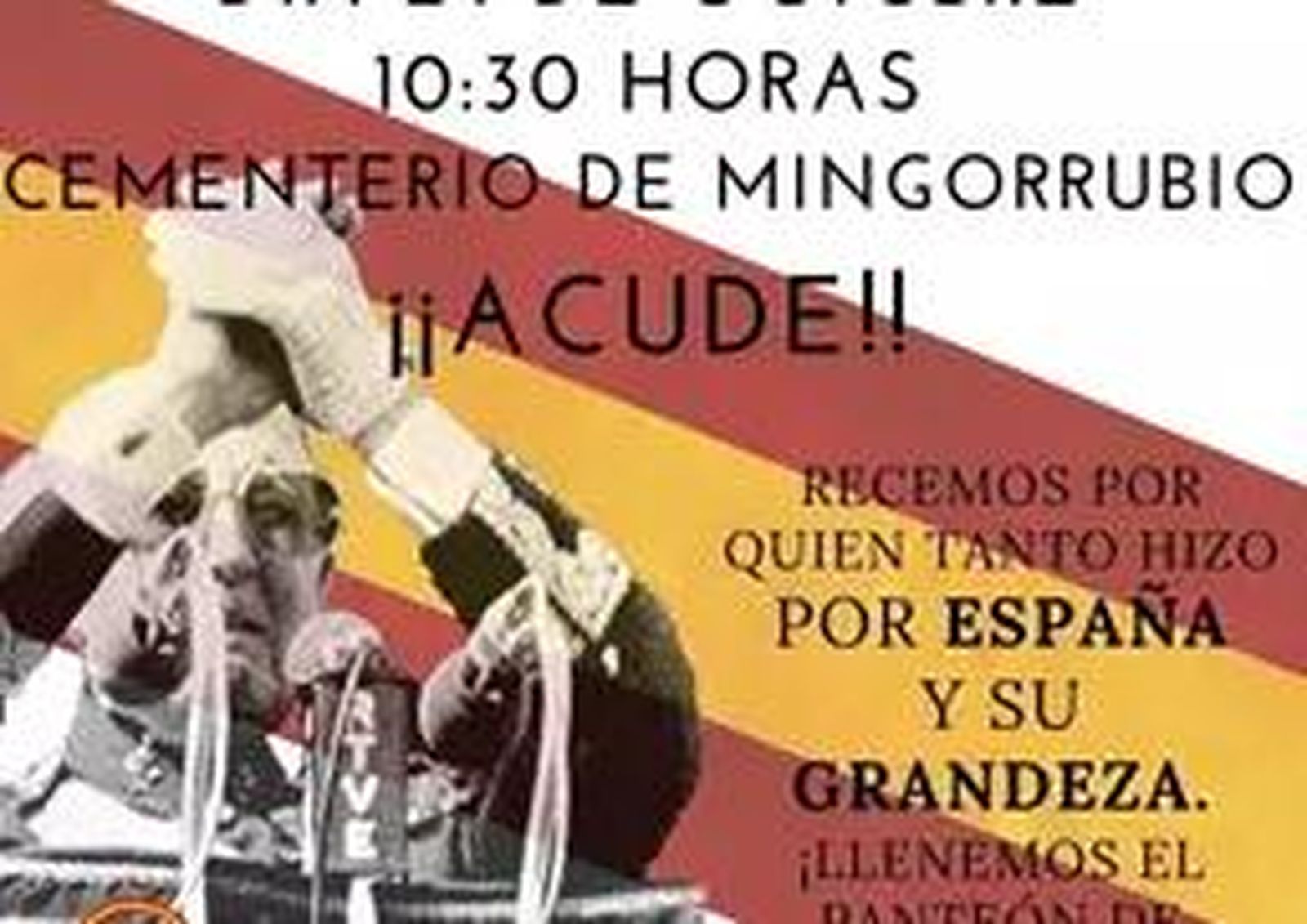 Foto de archivo. Concentración Fundación Francisco Franco. Europa Press