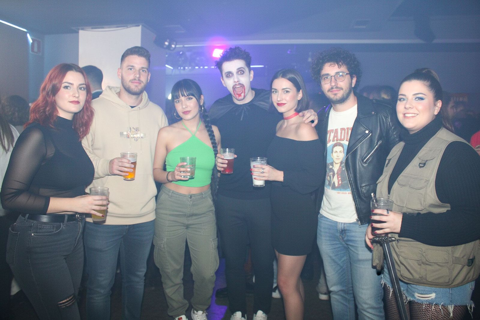 Salamanca de noche, viernes 31 de octubre