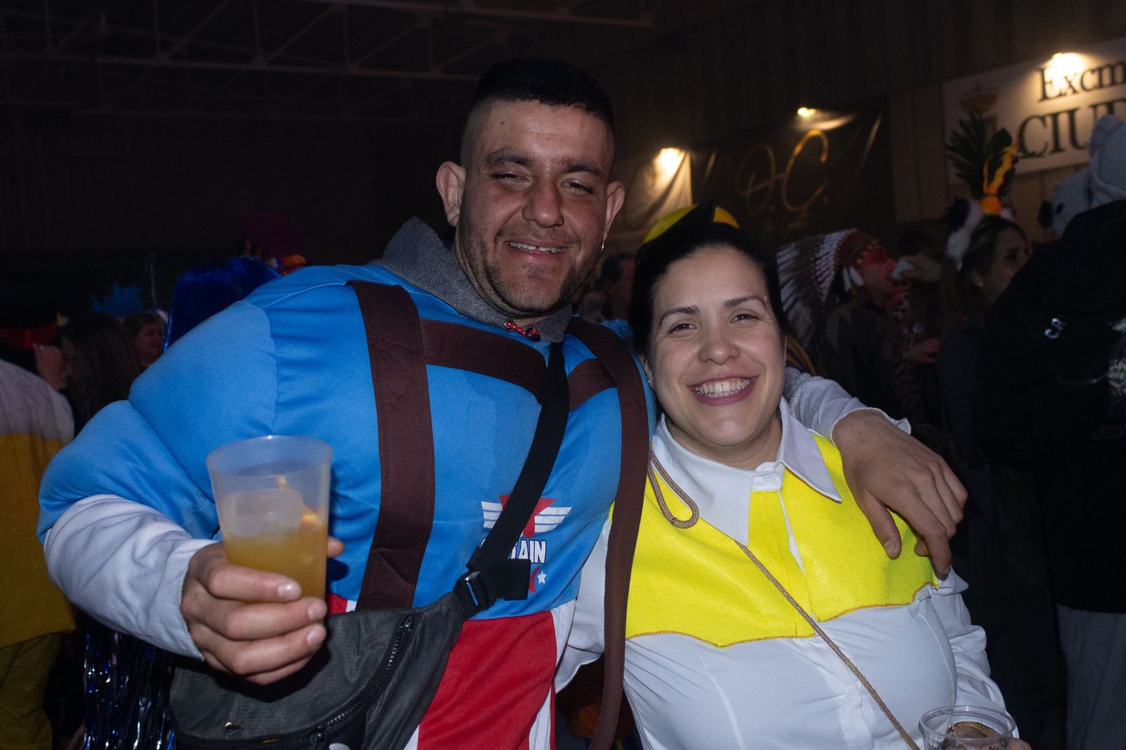 Salamanca de noche, sábado del Carnaval del Toro de Ciudad Rodrigo