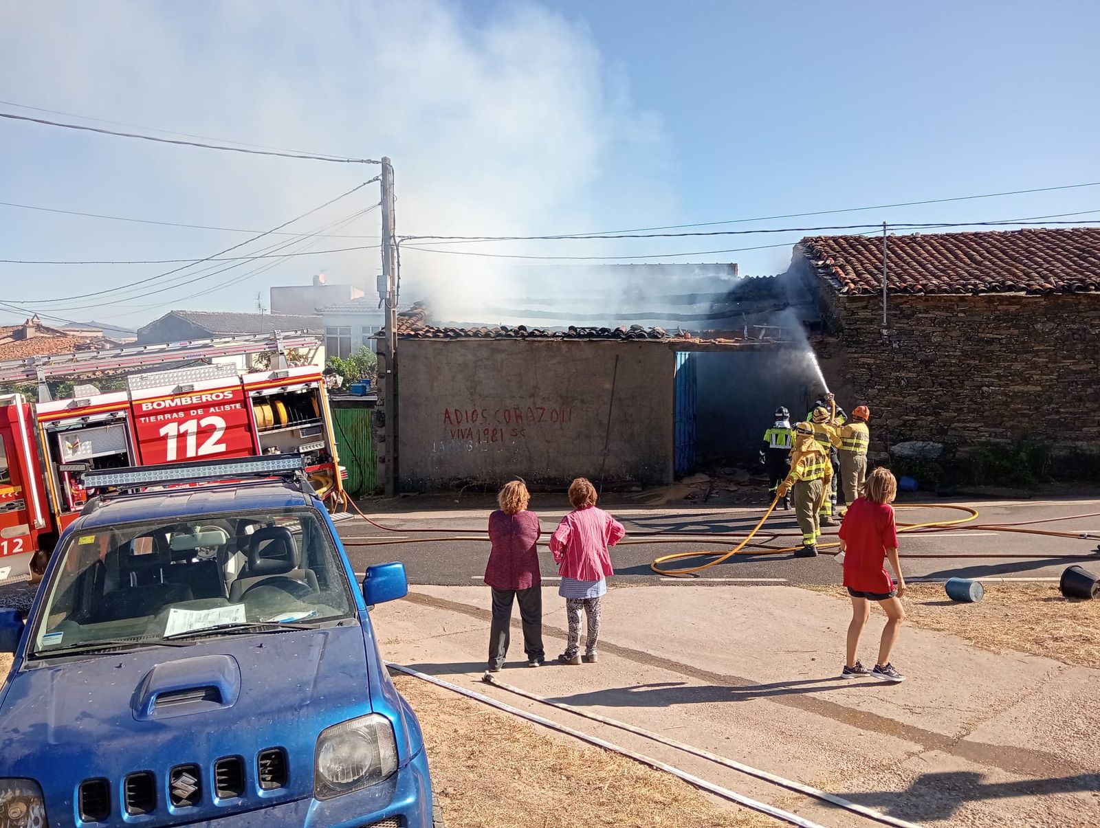 Imagen de archivo de un incendio