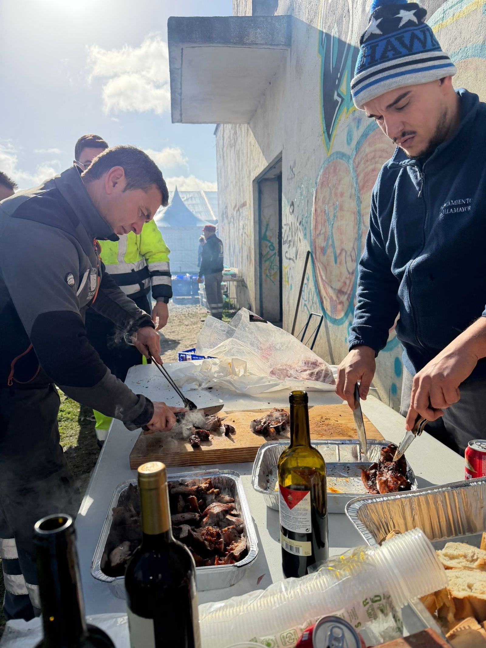 Comida solidaria de las peñas y los quintos 2026 en Villamayor